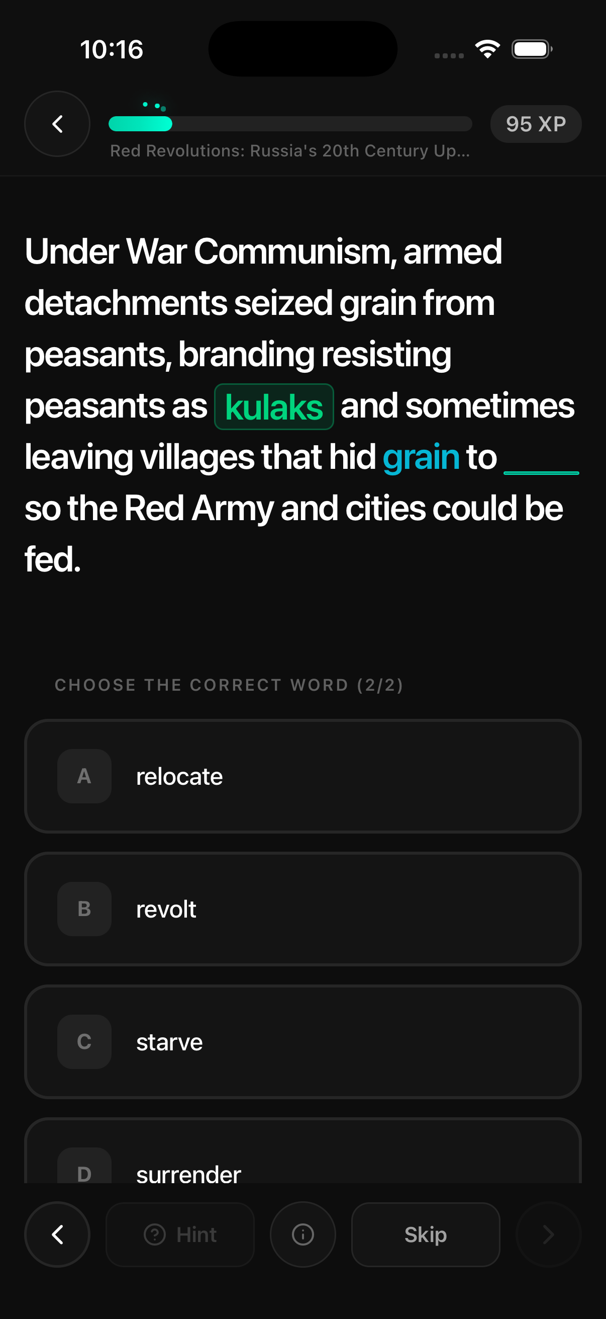nemonic.ai app - AI-powered review quizzes